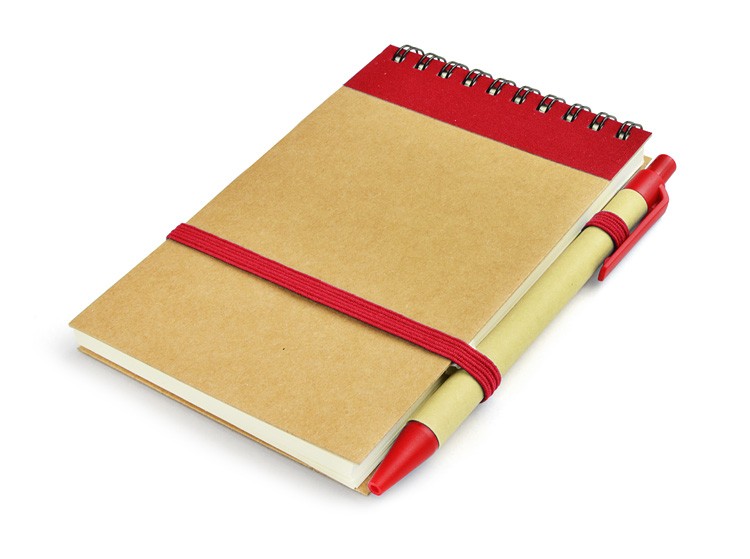 Notebook  with a ball pen MILO
