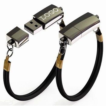 kovové USB - náramek na ruku
