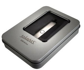 kovová dárková krabička na USB