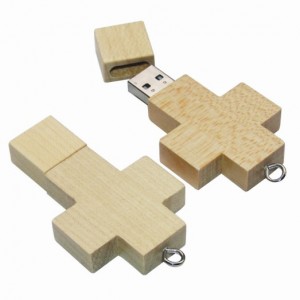 dřevěné USB - křížek